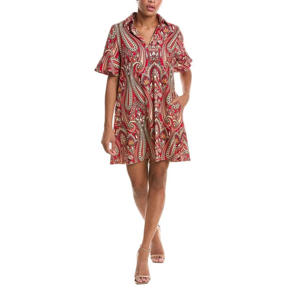 Jude Connally Womens Regina Dress, Brown